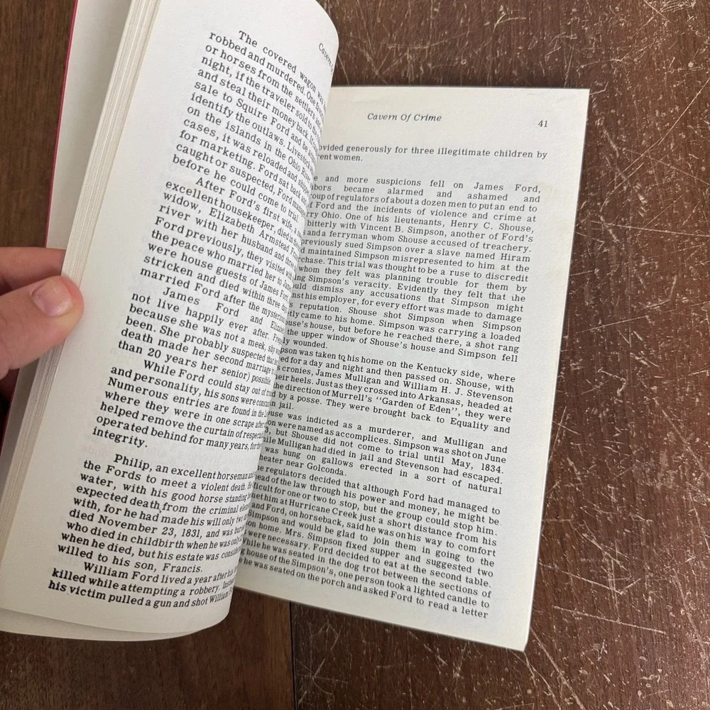 Kentucky‎ History Cavern of Crime Judy Magee Livingston Ledger 1973 1st Edition